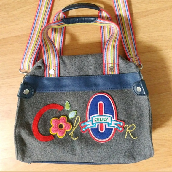 Oilily Handbags - 🚫SOLD🚫Oilily Color Crossbody Rainbow Pride Wool